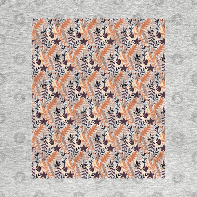 leaves seamless pattern by DewaJassin